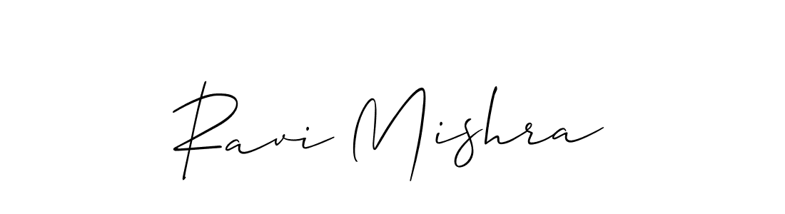 Create a beautiful signature design for name Ravi Mishra. With this signature (Allison_Script) fonts, you can make a handwritten signature for free. Ravi Mishra signature style 2 images and pictures png