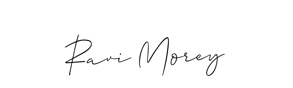 Design your own signature with our free online signature maker. With this signature software, you can create a handwritten (Allison_Script) signature for name Ravi Morey. Ravi Morey signature style 2 images and pictures png