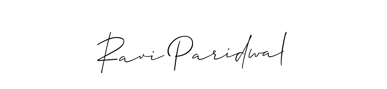 How to Draw Ravi Paridwal signature style? Allison_Script is a latest design signature styles for name Ravi Paridwal. Ravi Paridwal signature style 2 images and pictures png