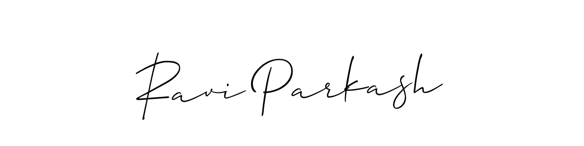 Ravi Parkash stylish signature style. Best Handwritten Sign (Allison_Script) for my name. Handwritten Signature Collection Ideas for my name Ravi Parkash. Ravi Parkash signature style 2 images and pictures png