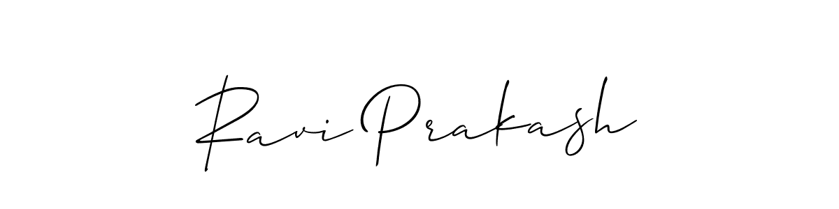 How to make Ravi Prakash signature? Allison_Script is a professional autograph style. Create handwritten signature for Ravi Prakash name. Ravi Prakash signature style 2 images and pictures png