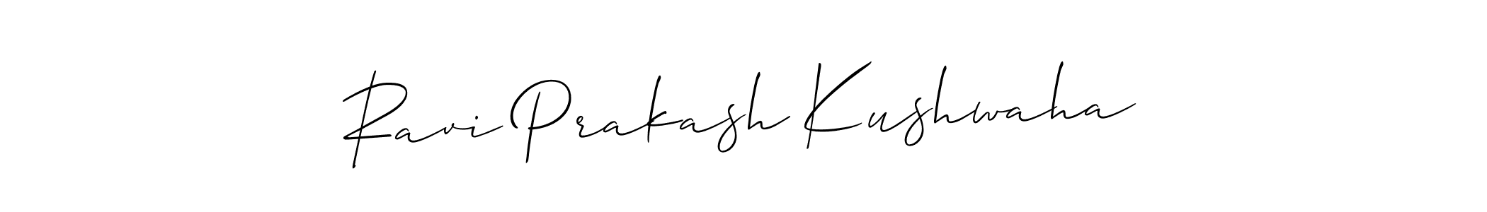 Make a short Ravi Prakash Kushwaha signature style. Manage your documents anywhere anytime using Allison_Script. Create and add eSignatures, submit forms, share and send files easily. Ravi Prakash Kushwaha signature style 2 images and pictures png