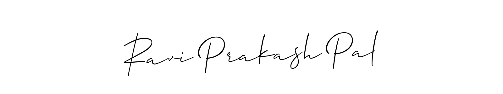 This is the best signature style for the Ravi Prakash Pal name. Also you like these signature font (Allison_Script). Mix name signature. Ravi Prakash Pal signature style 2 images and pictures png