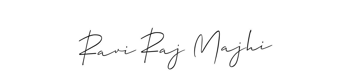 Design your own signature with our free online signature maker. With this signature software, you can create a handwritten (Allison_Script) signature for name Ravi Raj Majhi. Ravi Raj Majhi signature style 2 images and pictures png