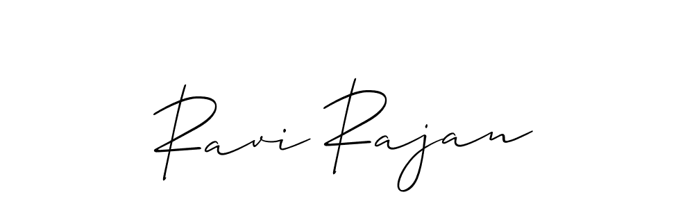 Create a beautiful signature design for name Ravi Rajan. With this signature (Allison_Script) fonts, you can make a handwritten signature for free. Ravi Rajan signature style 2 images and pictures png