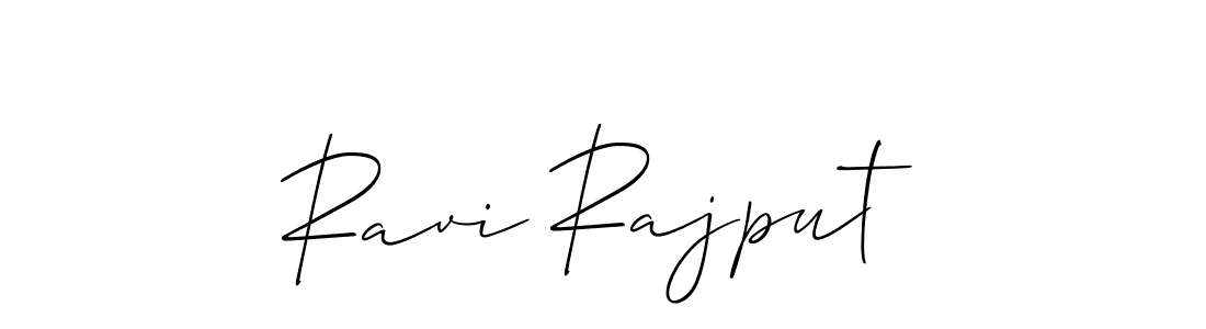 How to make Ravi Rajput signature? Allison_Script is a professional autograph style. Create handwritten signature for Ravi Rajput name. Ravi Rajput signature style 2 images and pictures png