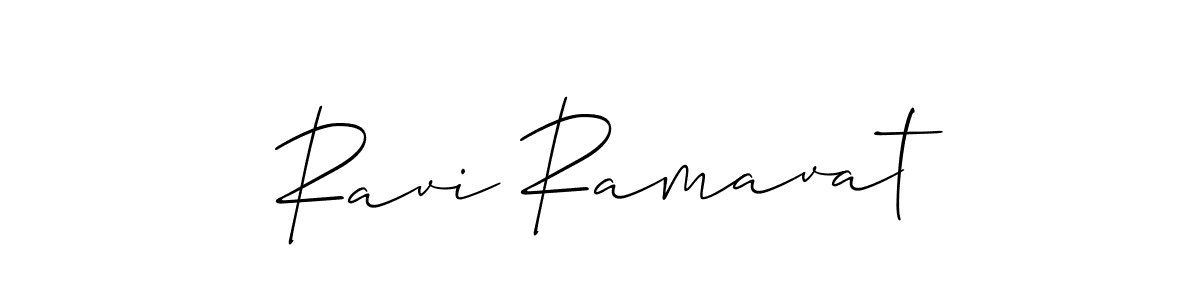 Best and Professional Signature Style for Ravi Ramavat. Allison_Script Best Signature Style Collection. Ravi Ramavat signature style 2 images and pictures png