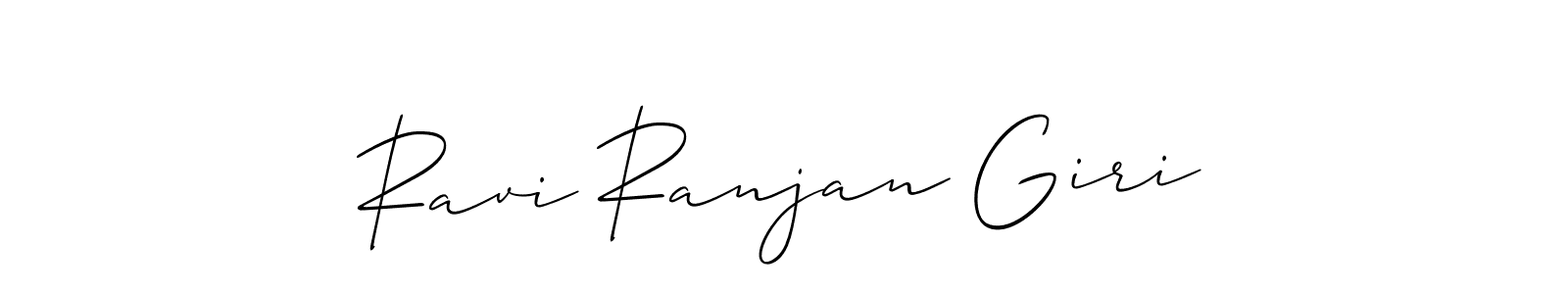 Create a beautiful signature design for name Ravi Ranjan Giri. With this signature (Allison_Script) fonts, you can make a handwritten signature for free. Ravi Ranjan Giri signature style 2 images and pictures png