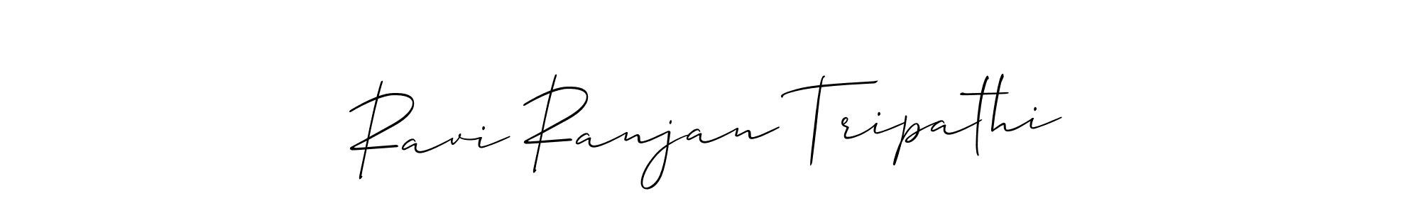 Also we have Ravi Ranjan Tripathi name is the best signature style. Create professional handwritten signature collection using Allison_Script autograph style. Ravi Ranjan Tripathi signature style 2 images and pictures png