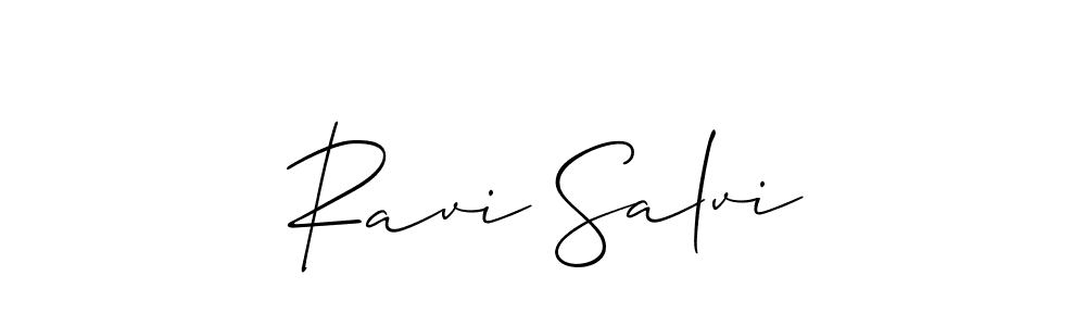Make a beautiful signature design for name Ravi Salvi. Use this online signature maker to create a handwritten signature for free. Ravi Salvi signature style 2 images and pictures png