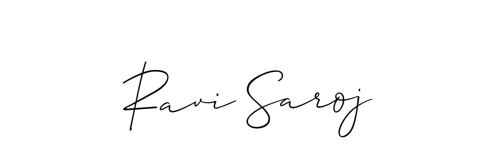 This is the best signature style for the Ravi Saroj name. Also you like these signature font (Allison_Script). Mix name signature. Ravi Saroj signature style 2 images and pictures png