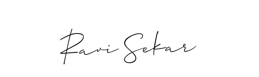 Also You can easily find your signature by using the search form. We will create Ravi Sekar name handwritten signature images for you free of cost using Allison_Script sign style. Ravi Sekar signature style 2 images and pictures png