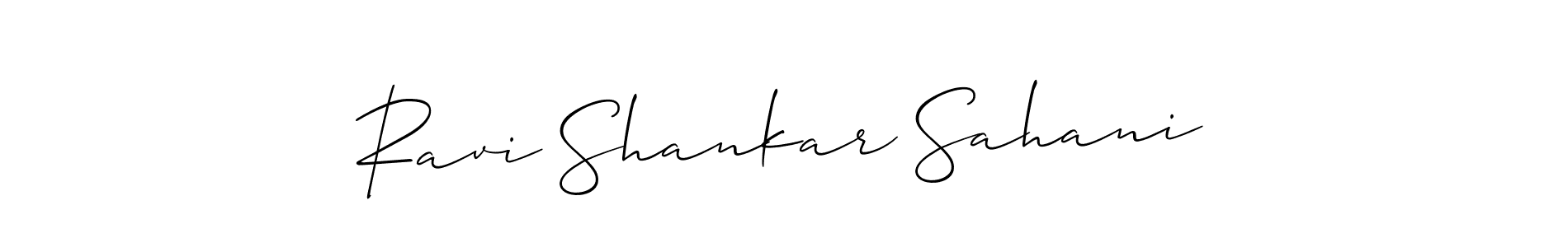 Once you've used our free online signature maker to create your best signature Allison_Script style, it's time to enjoy all of the benefits that Ravi Shankar Sahani name signing documents. Ravi Shankar Sahani signature style 2 images and pictures png