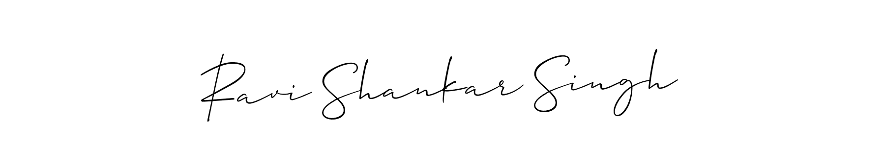 How to make Ravi Shankar Singh signature? Allison_Script is a professional autograph style. Create handwritten signature for Ravi Shankar Singh name. Ravi Shankar Singh signature style 2 images and pictures png