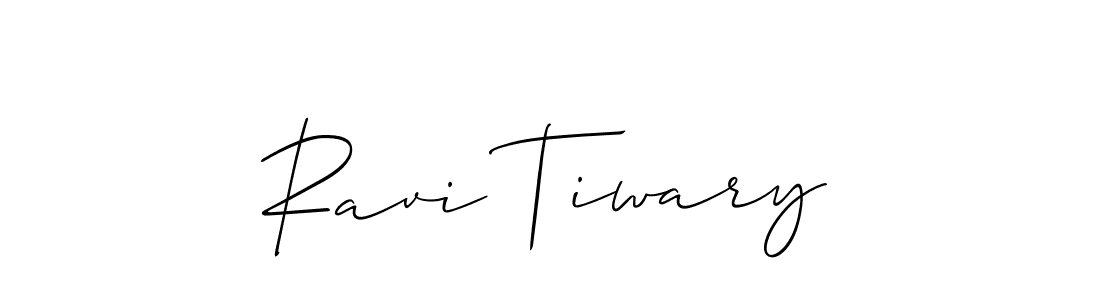 You should practise on your own different ways (Allison_Script) to write your name (Ravi Tiwary) in signature. don't let someone else do it for you. Ravi Tiwary signature style 2 images and pictures png