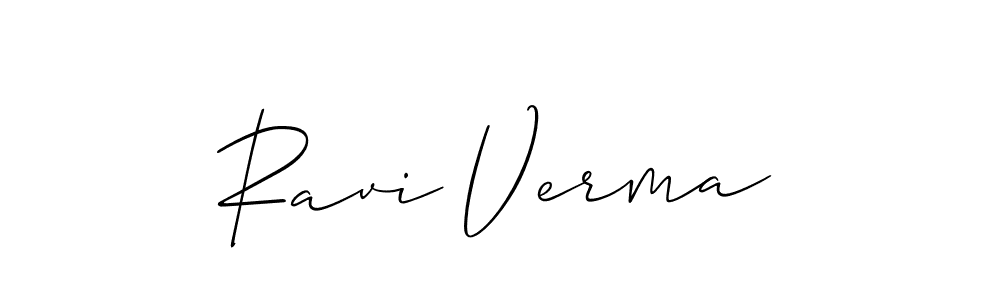 How to make Ravi Verma name signature. Use Allison_Script style for creating short signs online. This is the latest handwritten sign. Ravi Verma signature style 2 images and pictures png