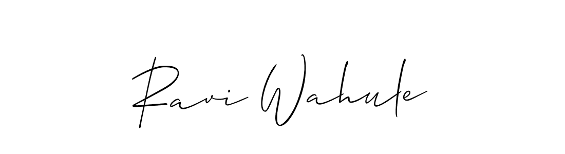 Best and Professional Signature Style for Ravi Wahule. Allison_Script Best Signature Style Collection. Ravi Wahule signature style 2 images and pictures png