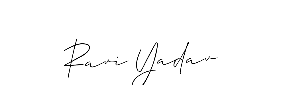 It looks lik you need a new signature style for name Ravi Yadav. Design unique handwritten (Allison_Script) signature with our free signature maker in just a few clicks. Ravi Yadav signature style 2 images and pictures png