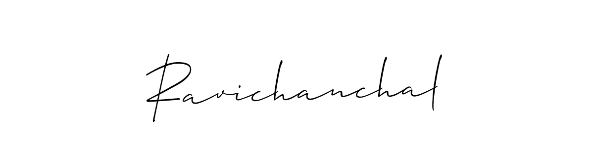 The best way (Allison_Script) to make a short signature is to pick only two or three words in your name. The name Ravichanchal include a total of six letters. For converting this name. Ravichanchal signature style 2 images and pictures png