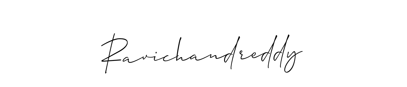 Ravichandreddy stylish signature style. Best Handwritten Sign (Allison_Script) for my name. Handwritten Signature Collection Ideas for my name Ravichandreddy. Ravichandreddy signature style 2 images and pictures png