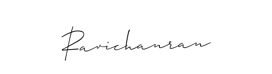 It looks lik you need a new signature style for name Ravichanran. Design unique handwritten (Allison_Script) signature with our free signature maker in just a few clicks. Ravichanran signature style 2 images and pictures png