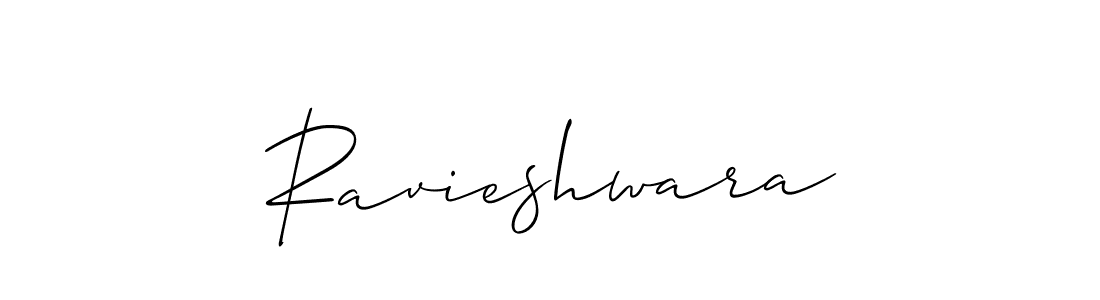 Ravieshwara stylish signature style. Best Handwritten Sign (Allison_Script) for my name. Handwritten Signature Collection Ideas for my name Ravieshwara. Ravieshwara signature style 2 images and pictures png