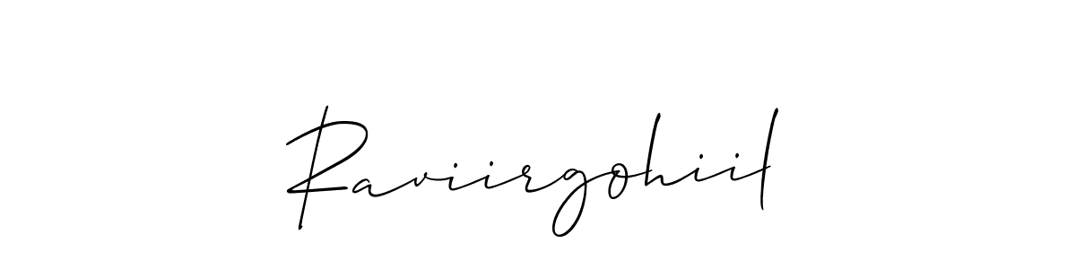 Make a beautiful signature design for name Raviirgohiil. Use this online signature maker to create a handwritten signature for free. Raviirgohiil signature style 2 images and pictures png