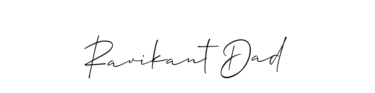 This is the best signature style for the Ravikant Dad name. Also you like these signature font (Allison_Script). Mix name signature. Ravikant Dad signature style 2 images and pictures png