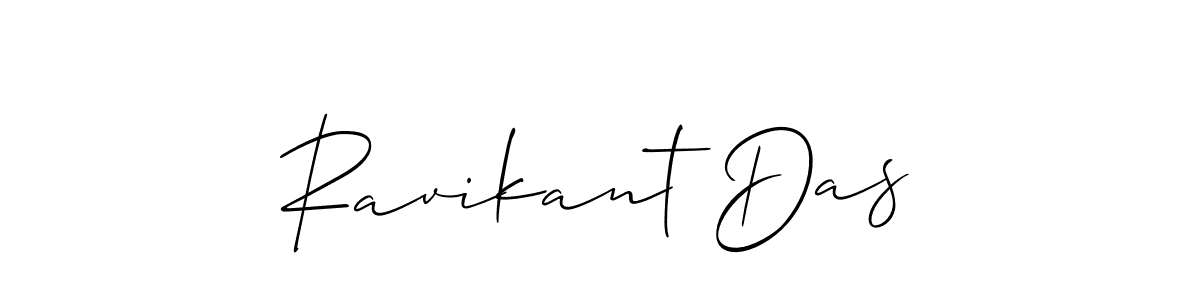 Make a beautiful signature design for name Ravikant Das. With this signature (Allison_Script) style, you can create a handwritten signature for free. Ravikant Das signature style 2 images and pictures png