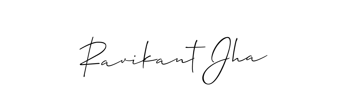 Make a beautiful signature design for name Ravikant Jha. Use this online signature maker to create a handwritten signature for free. Ravikant Jha signature style 2 images and pictures png