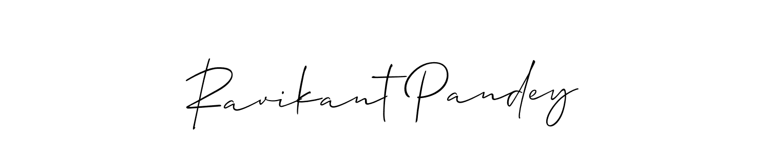 Also we have Ravikant Pandey name is the best signature style. Create professional handwritten signature collection using Allison_Script autograph style. Ravikant Pandey signature style 2 images and pictures png