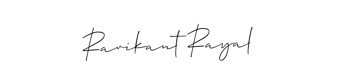 How to Draw Ravikant Rayal signature style? Allison_Script is a latest design signature styles for name Ravikant Rayal. Ravikant Rayal signature style 2 images and pictures png