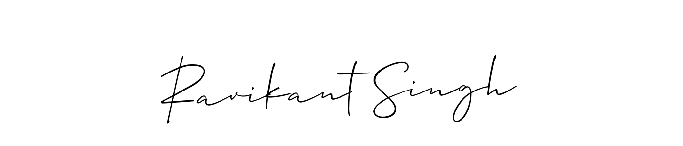 This is the best signature style for the Ravikant Singh name. Also you like these signature font (Allison_Script). Mix name signature. Ravikant Singh signature style 2 images and pictures png