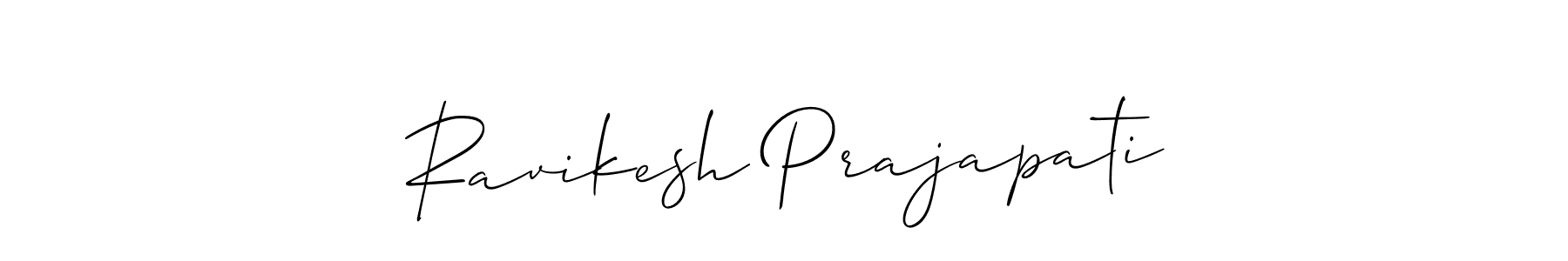 if you are searching for the best signature style for your name Ravikesh Prajapati. so please give up your signature search. here we have designed multiple signature styles  using Allison_Script. Ravikesh Prajapati signature style 2 images and pictures png