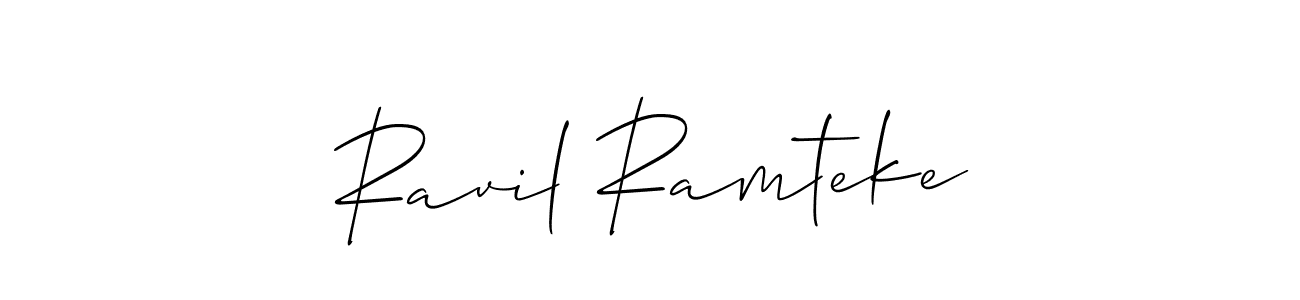 Make a beautiful signature design for name Ravil Ramteke. Use this online signature maker to create a handwritten signature for free. Ravil Ramteke signature style 2 images and pictures png