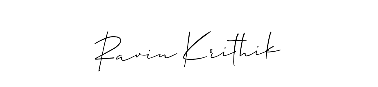 You can use this online signature creator to create a handwritten signature for the name Ravin Krithik. This is the best online autograph maker. Ravin Krithik signature style 2 images and pictures png