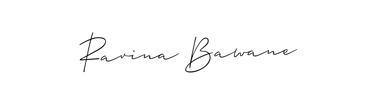Once you've used our free online signature maker to create your best signature Allison_Script style, it's time to enjoy all of the benefits that Ravina Bawane name signing documents. Ravina Bawane signature style 2 images and pictures png