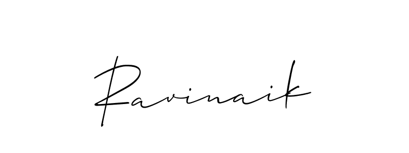 Create a beautiful signature design for name Ravinaik. With this signature (Allison_Script) fonts, you can make a handwritten signature for free. Ravinaik signature style 2 images and pictures png