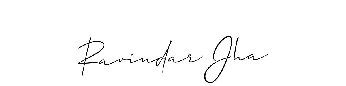 Ravindar Jha stylish signature style. Best Handwritten Sign (Allison_Script) for my name. Handwritten Signature Collection Ideas for my name Ravindar Jha. Ravindar Jha signature style 2 images and pictures png