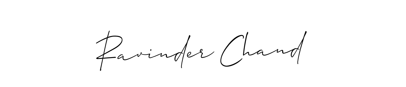 Make a beautiful signature design for name Ravinder Chand. Use this online signature maker to create a handwritten signature for free. Ravinder Chand signature style 2 images and pictures png