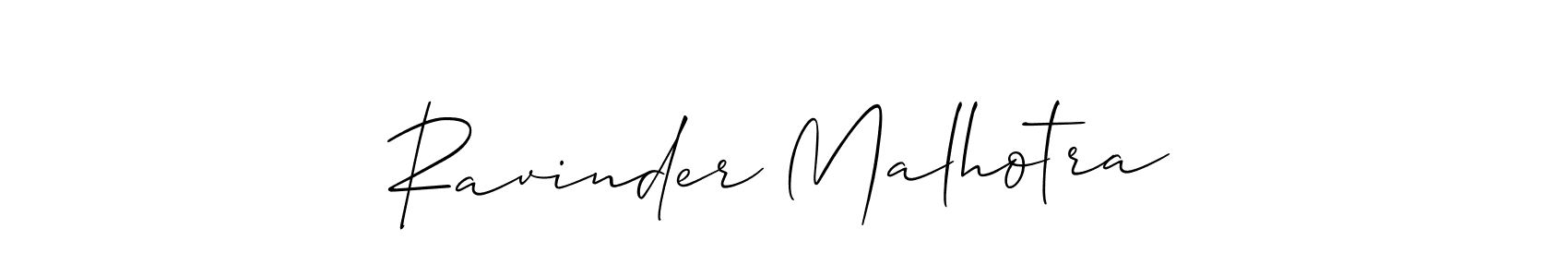Ravinder Malhotra stylish signature style. Best Handwritten Sign (Allison_Script) for my name. Handwritten Signature Collection Ideas for my name Ravinder Malhotra. Ravinder Malhotra signature style 2 images and pictures png