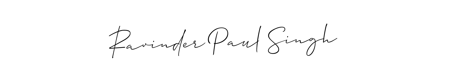 The best way (Allison_Script) to make a short signature is to pick only two or three words in your name. The name Ravinder Paul Singh include a total of six letters. For converting this name. Ravinder Paul Singh signature style 2 images and pictures png