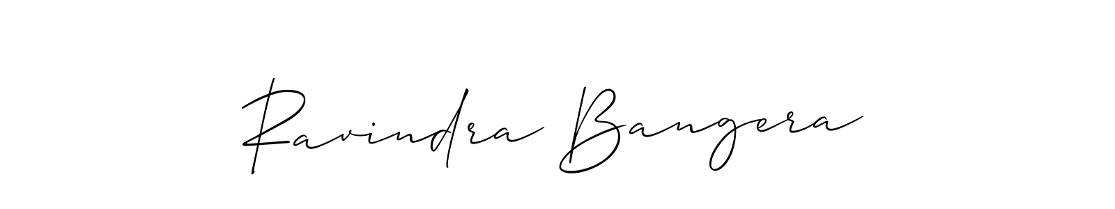 Make a beautiful signature design for name Ravindra Bangera. Use this online signature maker to create a handwritten signature for free. Ravindra Bangera signature style 2 images and pictures png