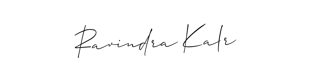 Ravindra Kalr stylish signature style. Best Handwritten Sign (Allison_Script) for my name. Handwritten Signature Collection Ideas for my name Ravindra Kalr. Ravindra Kalr signature style 2 images and pictures png