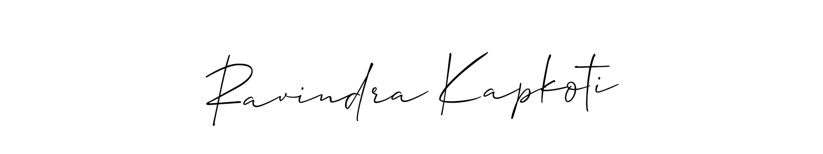 Once you've used our free online signature maker to create your best signature Allison_Script style, it's time to enjoy all of the benefits that Ravindra Kapkoti name signing documents. Ravindra Kapkoti signature style 2 images and pictures png