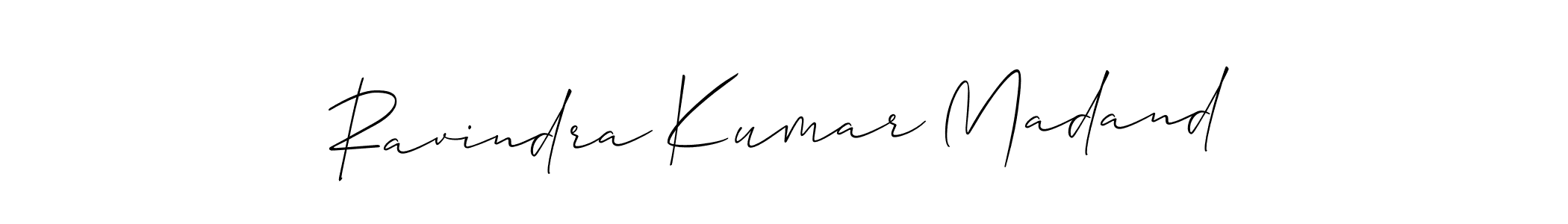 Make a beautiful signature design for name Ravindra Kumar Madand. Use this online signature maker to create a handwritten signature for free. Ravindra Kumar Madand signature style 2 images and pictures png