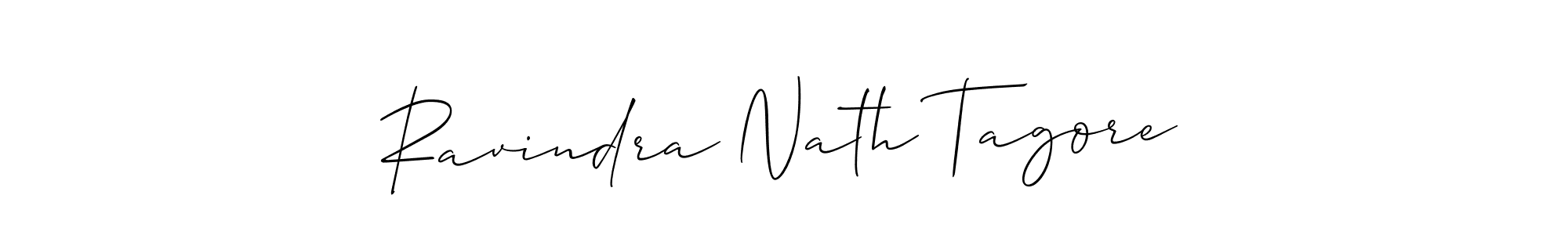 The best way (Allison_Script) to make a short signature is to pick only two or three words in your name. The name Ravindra Nath Tagore include a total of six letters. For converting this name. Ravindra Nath Tagore signature style 2 images and pictures png