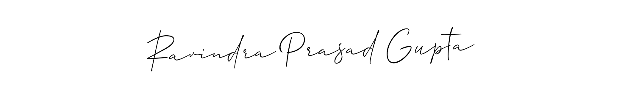 How to make Ravindra Prasad Gupta signature? Allison_Script is a professional autograph style. Create handwritten signature for Ravindra Prasad Gupta name. Ravindra Prasad Gupta signature style 2 images and pictures png