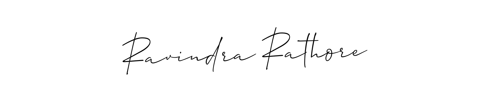Use a signature maker to create a handwritten signature online. With this signature software, you can design (Allison_Script) your own signature for name Ravindra Rathore. Ravindra Rathore signature style 2 images and pictures png