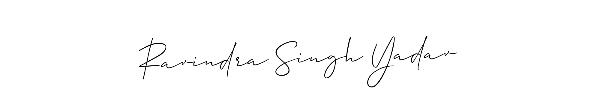 Design your own signature with our free online signature maker. With this signature software, you can create a handwritten (Allison_Script) signature for name Ravindra Singh Yadav. Ravindra Singh Yadav signature style 2 images and pictures png